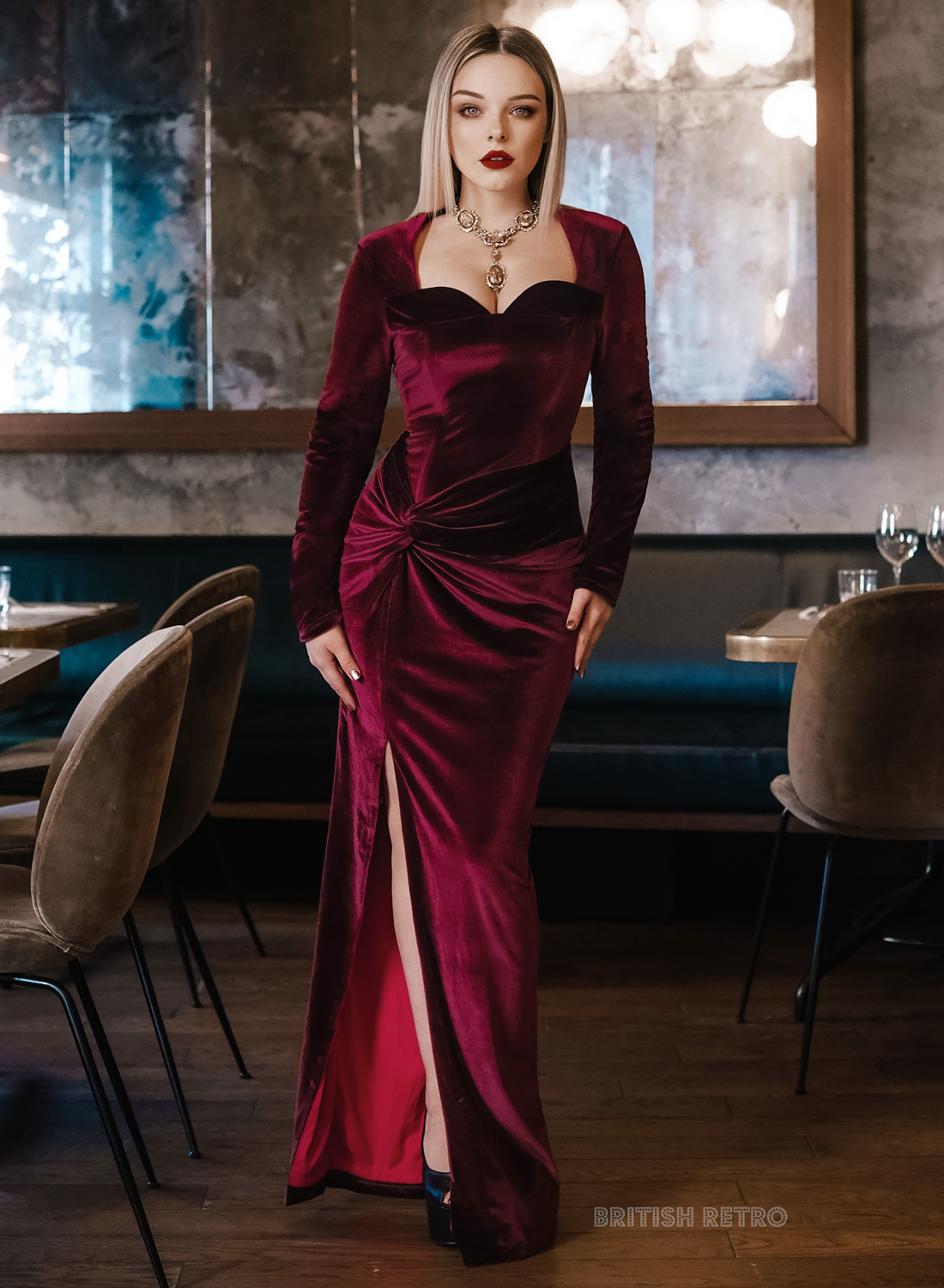 004-Ava-red-velvet-evening-dress